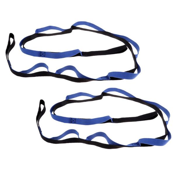 

2pack stretching strap band, yoga swing extension straps with loops for athletic trainers workout , exercise and flexibility outdoor gadgets
