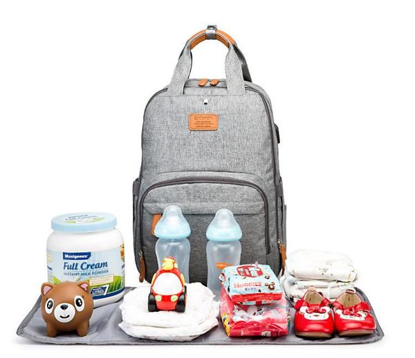 

diaper bags mummy bag multi-function large capacity mother and baby usb charging outing handbag
