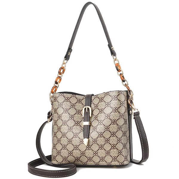 

women vintage designer bucket floral crossbody ladies zipper bags shoulder messenger bag 2021 new bucket bag