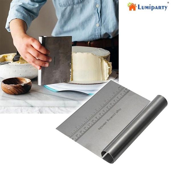 

baking & pastry tools lumiparty stainless steel cake scraper pizza dough cutter kitchen flour ice cream tool-35