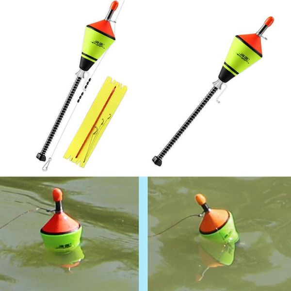 

portable automatic fishing float hook trigger electronic buoy device fast bobber set accessories