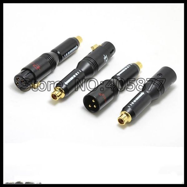 

smart power plugs 2pcs xlr female to rca socket plug and male connector