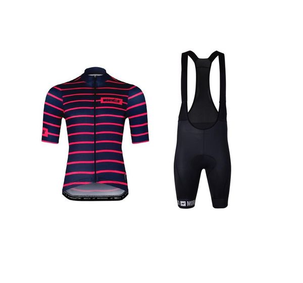 

racing sets laser cut 2021 morvelo m11 men's cycling jersey short sleeve bicycle clothing with bib shorts ropa ciclismo, Black;blue