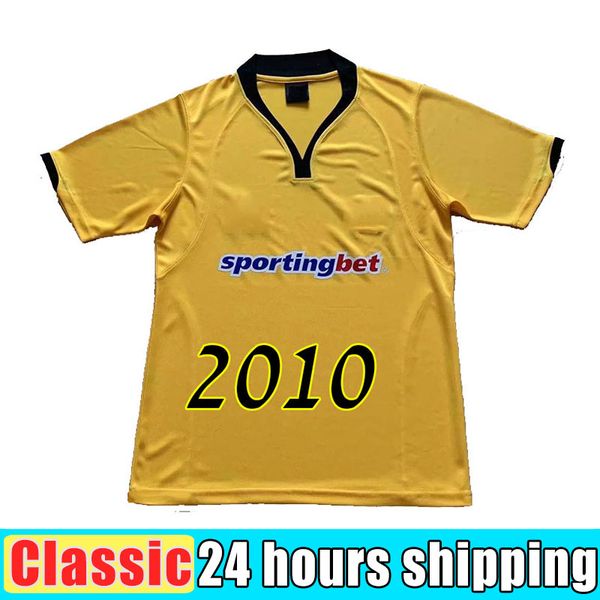 

doyle milijas 09 10 wolves retro soccer jerseys 2009 2010 home berra henry ebanks-blake kightly vintage classic football shirts, Black;yellow