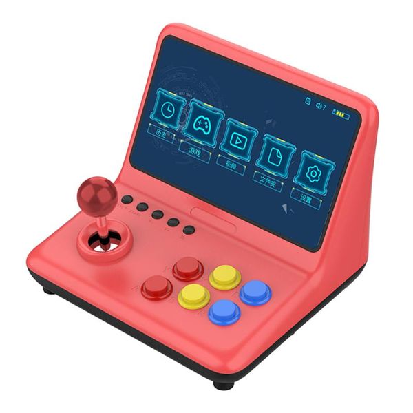 

9-inch large screen joystick arcade quad-core cpu simulator video retro game console gift for children and boys portable players