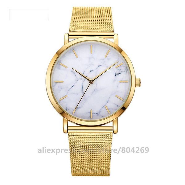 

wristwatches fashion women luxury stainless steel mesh belt ladies simple design wristwatch wholesale quartz watch, Slivery;brown