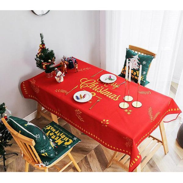 

table cloth printing red green round christmas plastic tablecloths items runner decorations for home