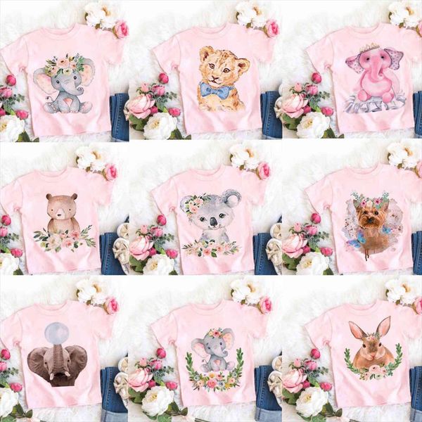 

childrens t shirt children for girl boy girls kids shirts child baby toddler elephant party tee clothing harajuku, Blue