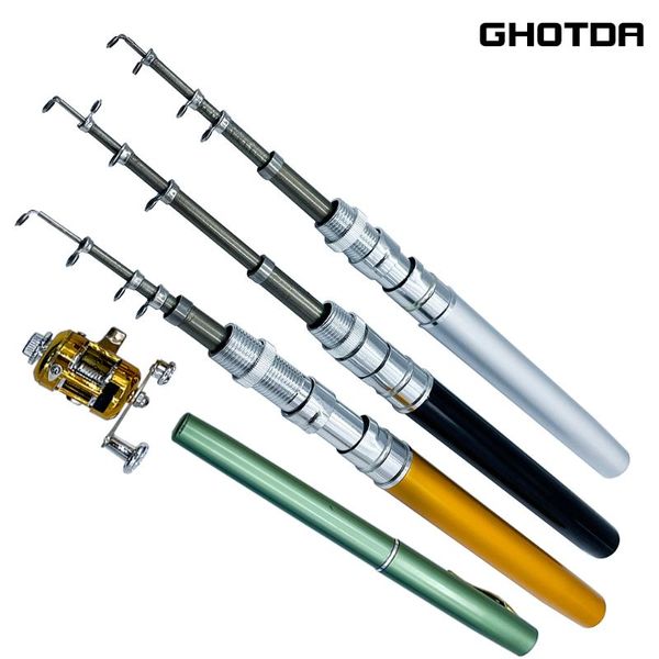 

boat fishing rods mini pen rod sea pocket 96cm ice gift reel