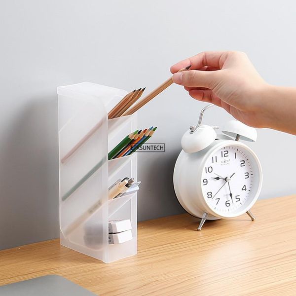 

storage bottles & jars 50pcs cosmetic box pen macke up lipstick rack home office table case