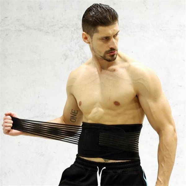 

waist support 2021 adjustable sport fitness belt strong lower back corset trainer sweat slim breathable, Black;gray