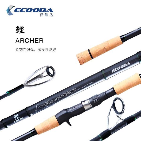 

ecooda eaj 2.4m/2.7m lure rod heavy duty fishing full fuji parts sea bass h action seabass all guides boat rods