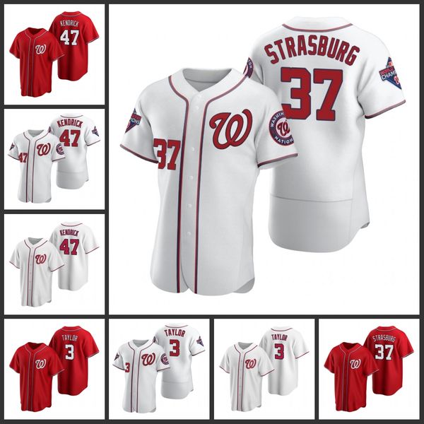 

washington nationals men howie kendrick michael a. taylor stephen strasburg women youth jersey, Black