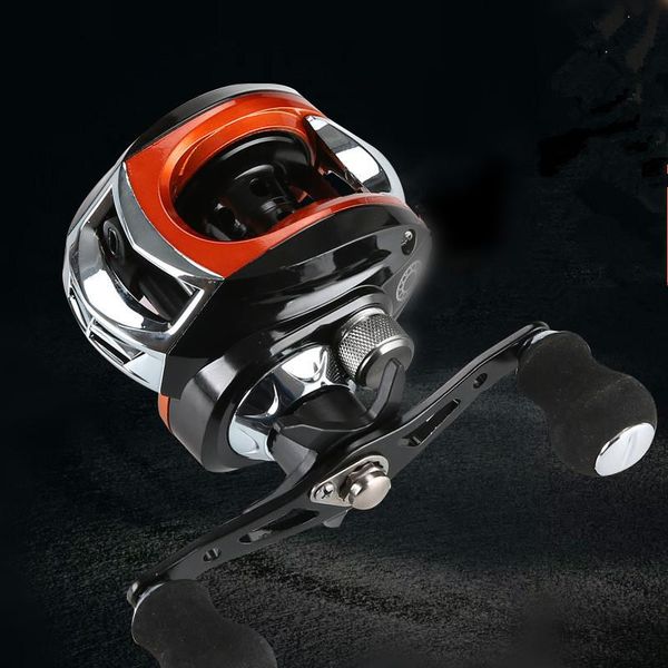

super smooth high speed ratio 7.2:1 brake force 8kg water drop wheel magnetic anti-friction line fishing reel baitcasting reels