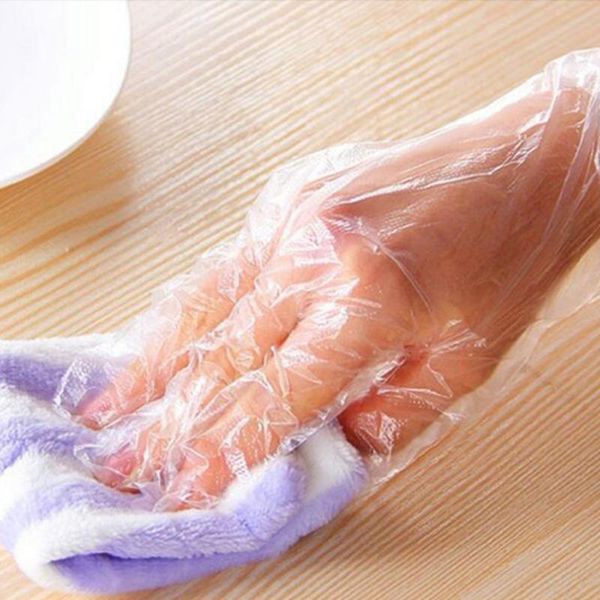 

kitchen disposable gloves plastic restaurant family service catering sanitary