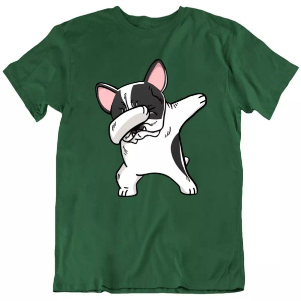 

french bulldog tee dad dog cute puppy funny gift men's t shirt new, White;black