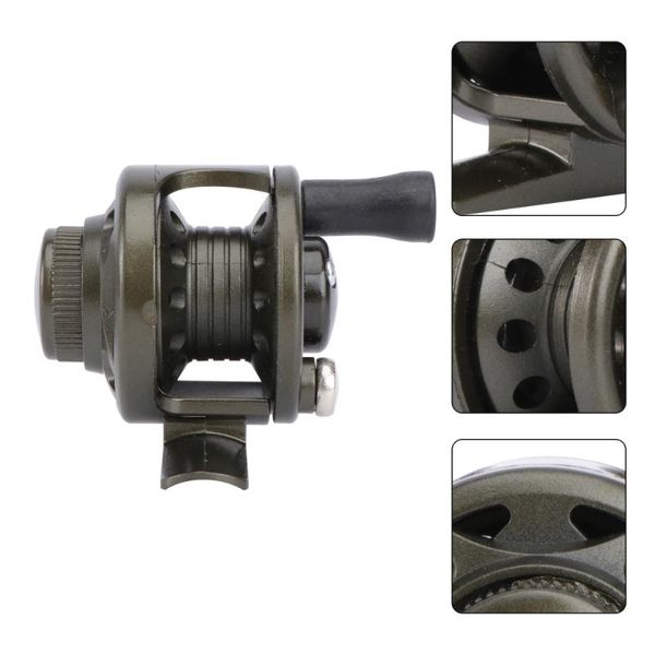 

ice fishing reels raft wheel front vessel gear (grey) baitcasting