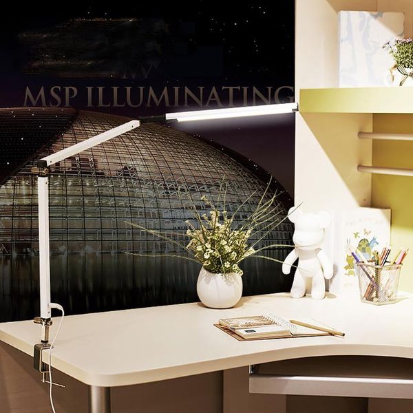 

table lamps led remote control desk lamp architect work light metal swing arm dimmable with clip height adjustable nail