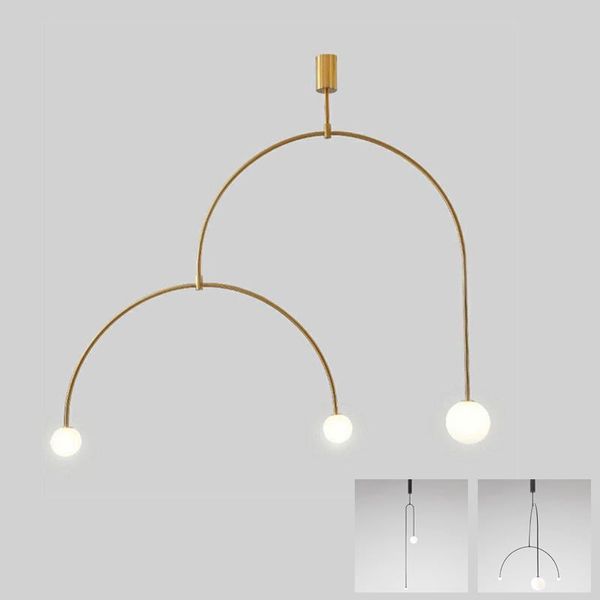 

designer room creative chandelier light led droplight dinning bedroom postmodern arched chandeliers