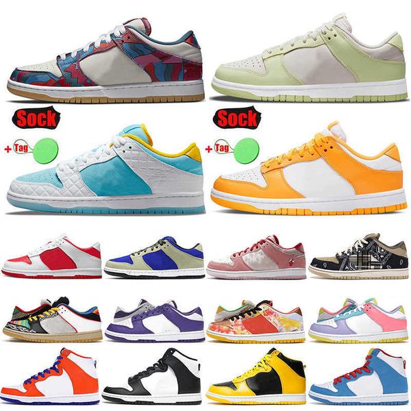 

2022 sb high kentucky chunky dunky mens womens shoes spartan green low light soft pink south korea skateboards valentine day sports sneakers, Black