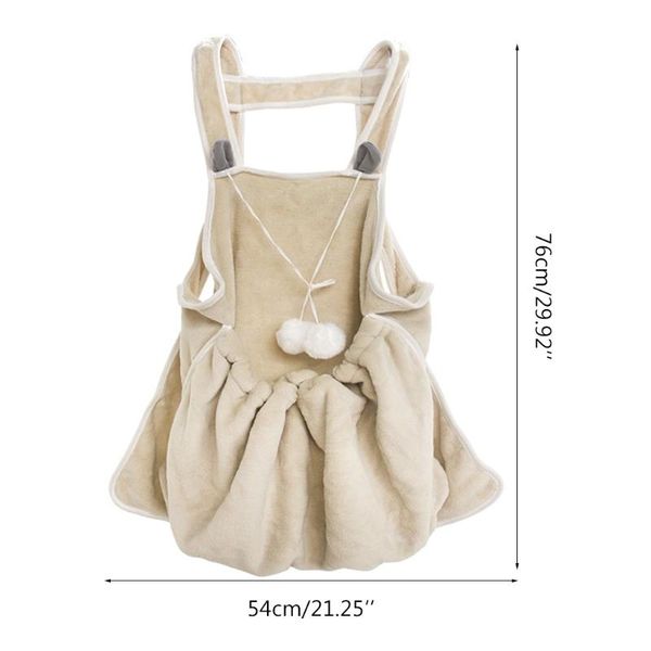 

cat carriers,crates & houses holder carrier apron velvet kitten sling accompany bag with pocket