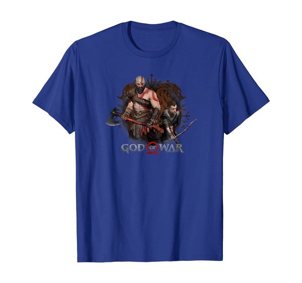 

God of War Kratos and Son Ready T-shirt, Mainly pictures