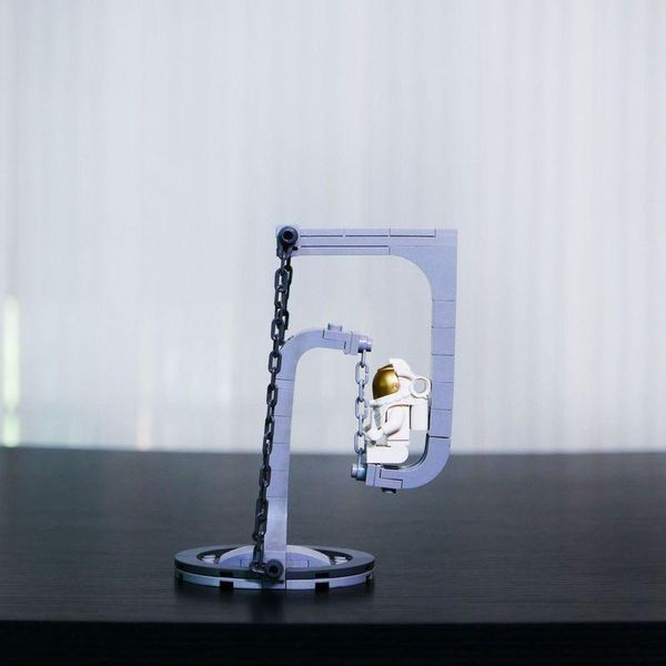 

cat toys anti gravity tensegrity sculptures building block interactive novel physics balance diy kid dog toy children gift