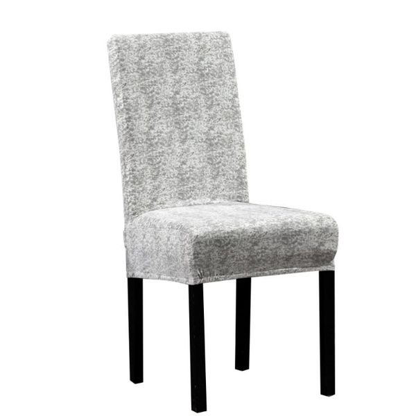 

elastic stretchy seat protective case strong removable macaron grey chair cover for el party office covers