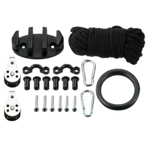 

rafts/inflatable boats kayak rubber band equipment set black with screws