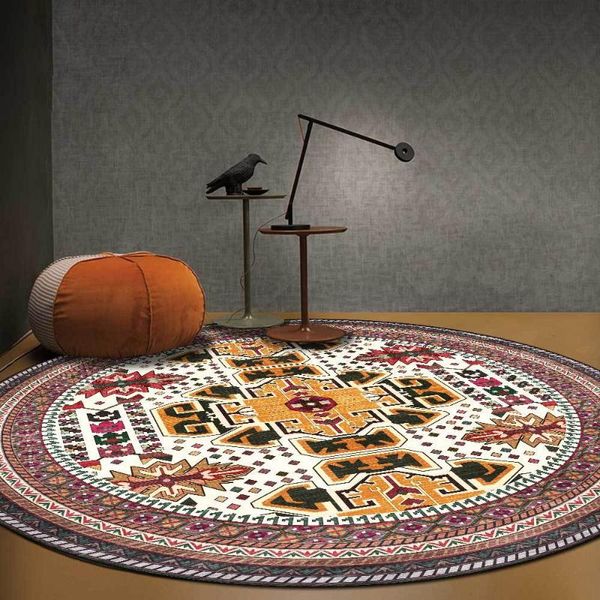 

carpets area rug for living room ethnic style flower pattern round carpet rugs children rooms mechanical wash
