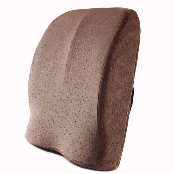 

cushion/decorative pillow memory foam lumbar support back cushion firm for computer/office chair car seat lower pain sciatica relief