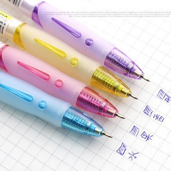

ballpoint pens 1x simple exclamation mark grisp fruit smell ball pen 0.38mm student stationery school office supply, Blue;orange