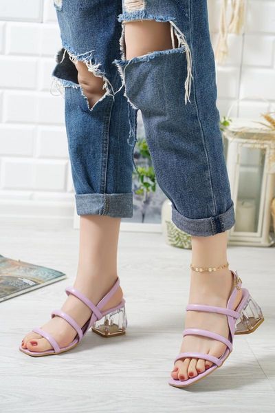 

sandals women lilac, Black