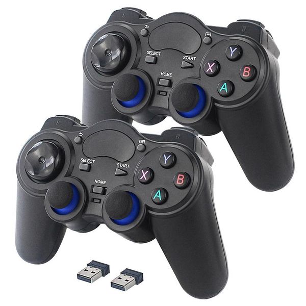 

2.4g wireless game controller joystick gamepad with usb receiver for ps3 android tv box raspberry pi 4 retropie retroflag controllers & joys