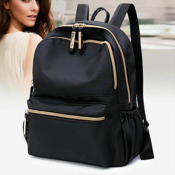 

womens backpack oxford student school bag for teenager female casual black large rucksack travel shoulder trend