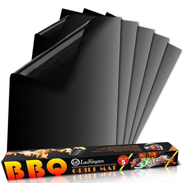 

easy bbq grill mat nonstick 40*33cm cooking baking sheets microwave oven outdoor barbecue cooking tool
