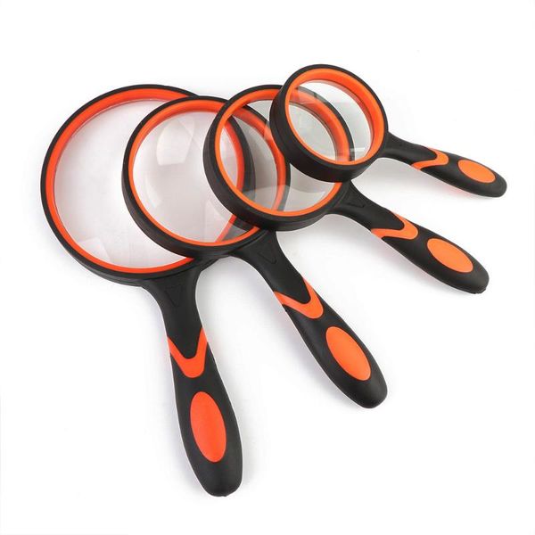 

50/65/75/100mm magnifying glass portable handheld magnifier for jewelry spaper book reading high definition eye professional hand tool sets