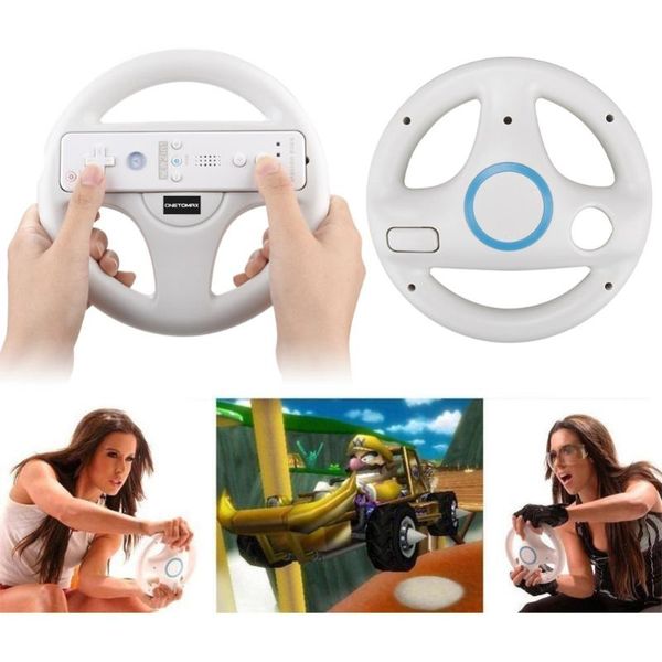 

game controllers & joysticks steering wheel for wii racing ergonomlc kart remote controller brand mulit-colors optional