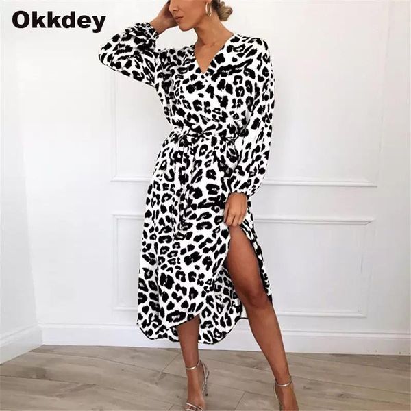 

okkdey dress women's vintage chiffon long beach loose sleeve v-neck a-line party vestidos de fiesta casual dresses, Black;gray