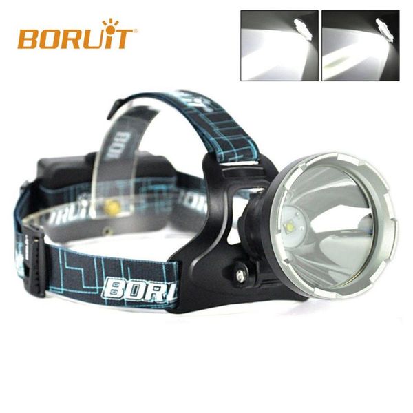 

boruit 6000lm smart b10 xm-l2 led 3 modes headlamp hunting camping fishing head torch light waterproof headlamps