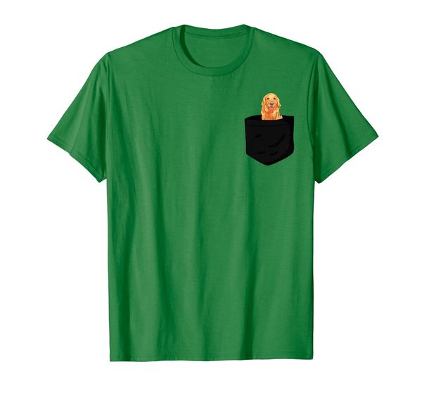 

Golden Retriever Dog In Pocket Lover Funny Gifts T-Shirt, Mainly pictures