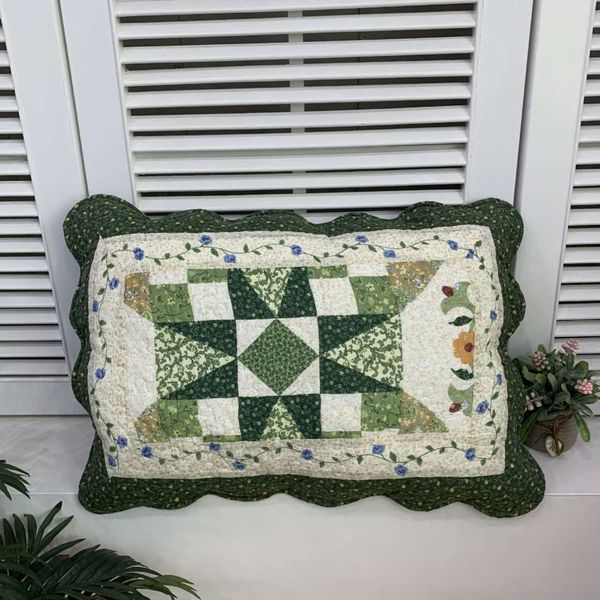 

cases milaya polyester + cotton quilted pillow case 50 * 70 without core zipper