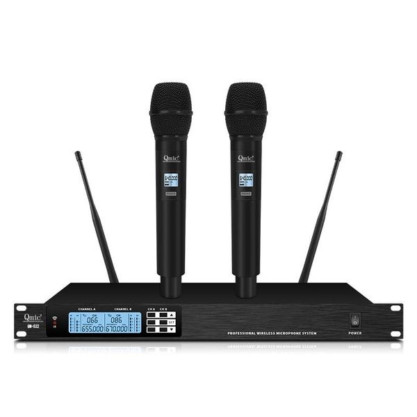 

microphones qm-522a microphone uhf fm radio wheat ktv singing stage wedding broadcast web celebrity