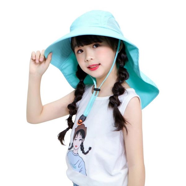 

outdoor hats hiking caps summer bucket children panama hat beach sun lovely lace princess brim kids, Black;white