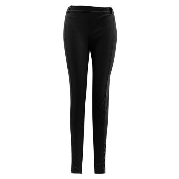 

women's pants & capris women leggings waist fitness legging push up riding exercise sports equestrian trousers, Black;white