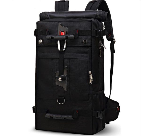 

backpack men laptravel bag multi-functional men's hiking sandwich pocket three straps school