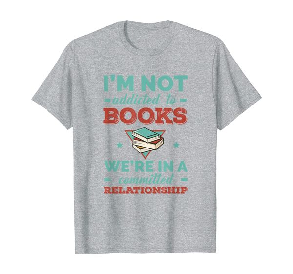 

addicted to reading books nerdy book reader t-shirt, White;black