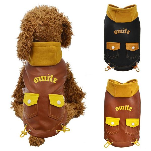 

dog apparel pet puppy winter warm pocket hoodie costume clothes jacket coat 2021