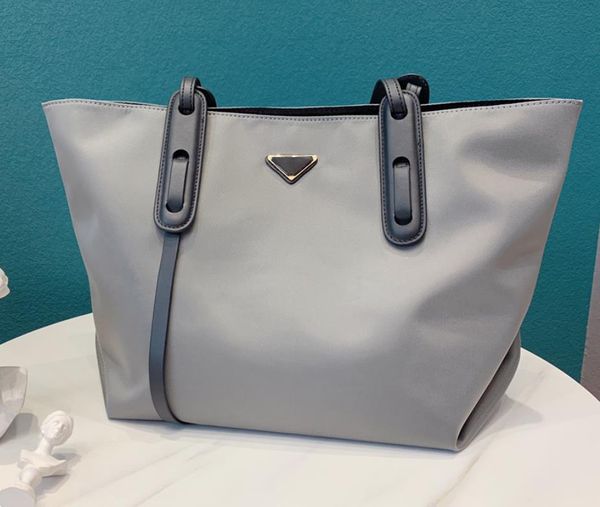 

2 pc handbags nylon shopping bags woman bags designer tote two pieces set es 3a quality rank 2021 large capacity messenger bag purse