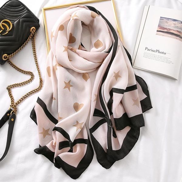 

scarves scarf female summer fashion sweet bow sun protection shawl cotton and linen feel holiday beach towel, Blue;gray